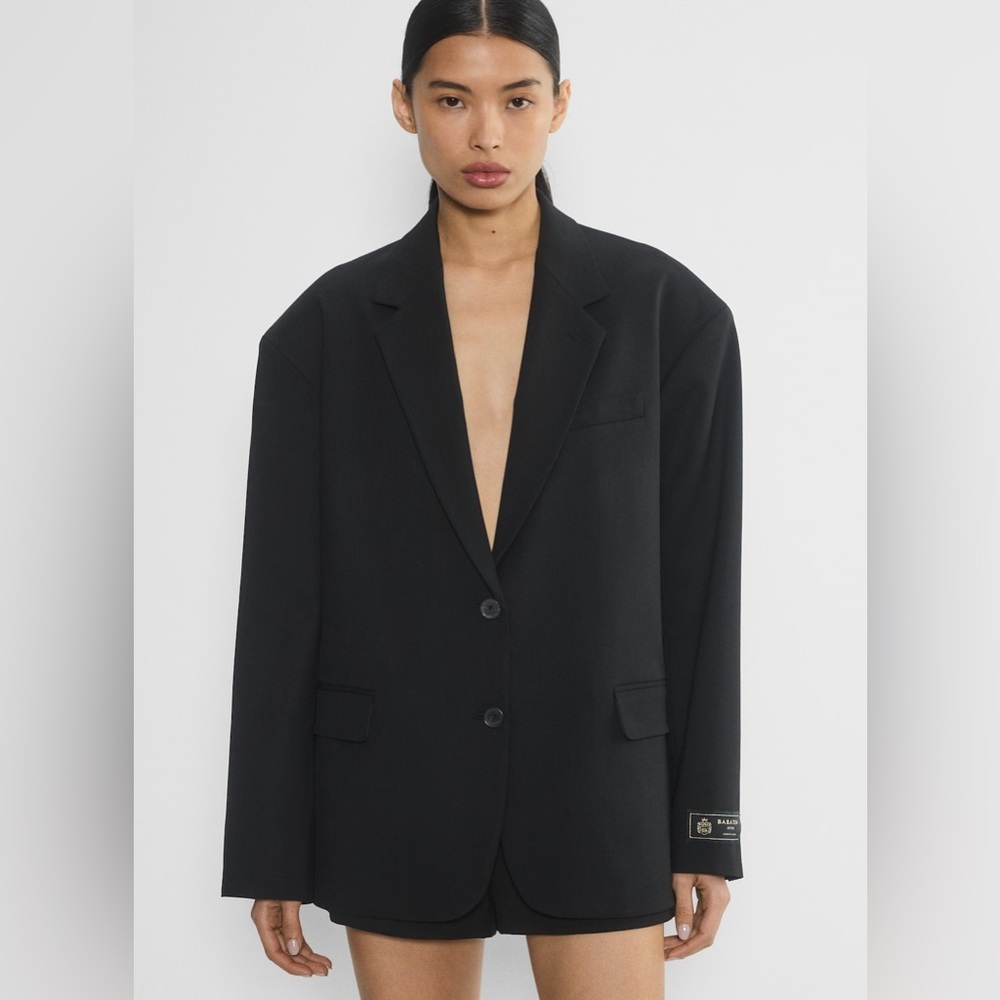 Babaton Black Oversized Blazer